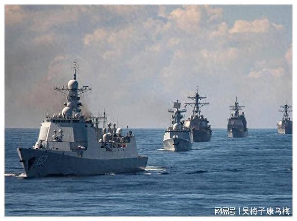 中国的军舰vs美国的战舰