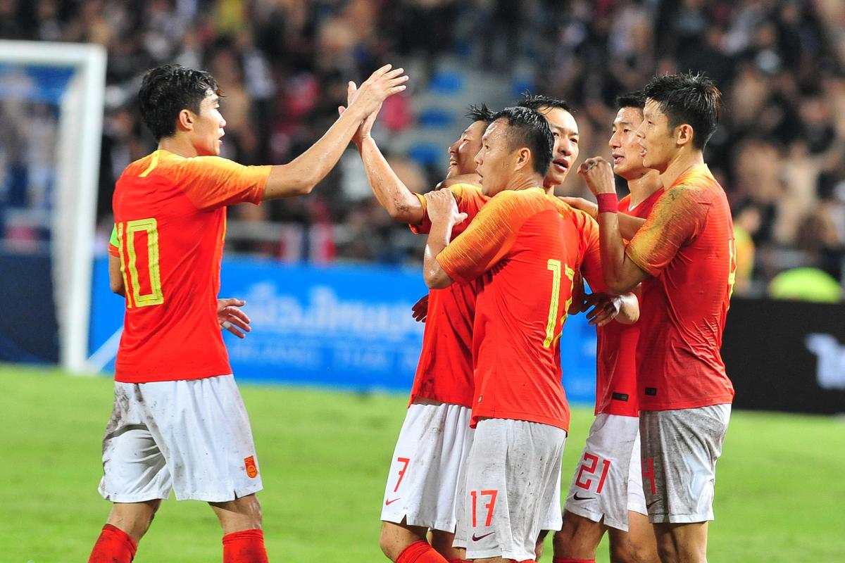中国队vs泰国谁进球